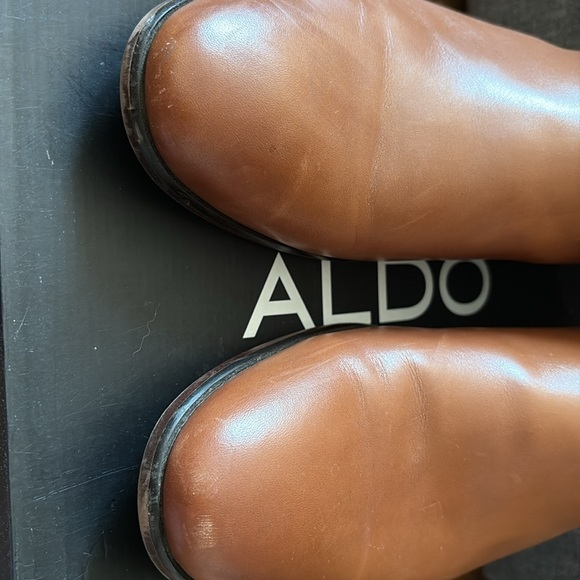 Aldo Men\'s Brown Leather Boots main image 4